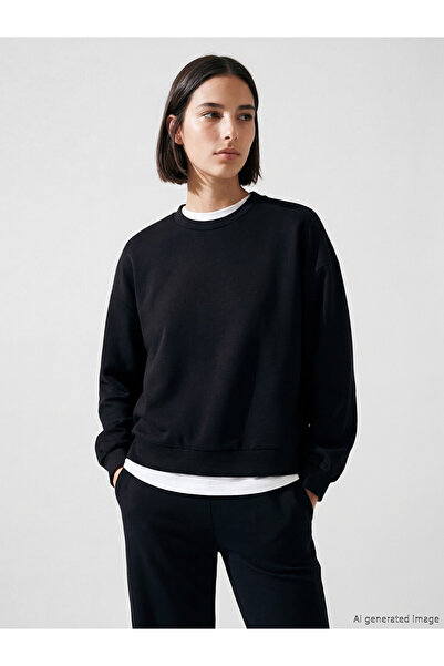 LC Waikiki Soft Touch Oversize Women's Sweatshirt