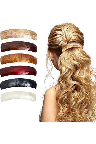 STARSTAR 6 pieces of hairpins for ladies, automatic, large, classic, retro, f...
