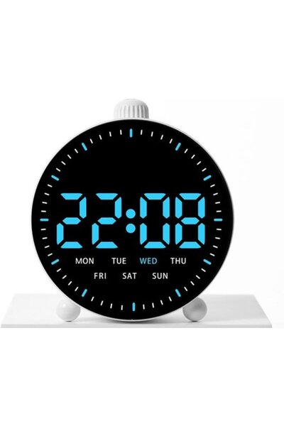 STARSTAR Digital LED Radio Alarm Clock with Countdown, Date & Jumping Second ...