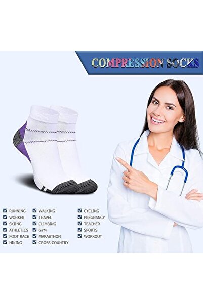 STARSTAR Compression Socks - 9-Pair Pack - Compression Running Socks - Sports...