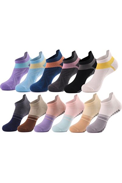 STARSTAR pairs of non-slip yoga ankle socks, women's and men's grip socks for...