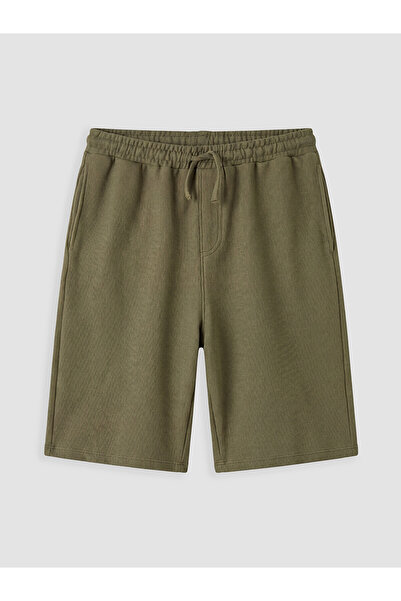 LC Waikiki Nevavm Boys' Shorts with Elastic Waist and Contrast Trim
