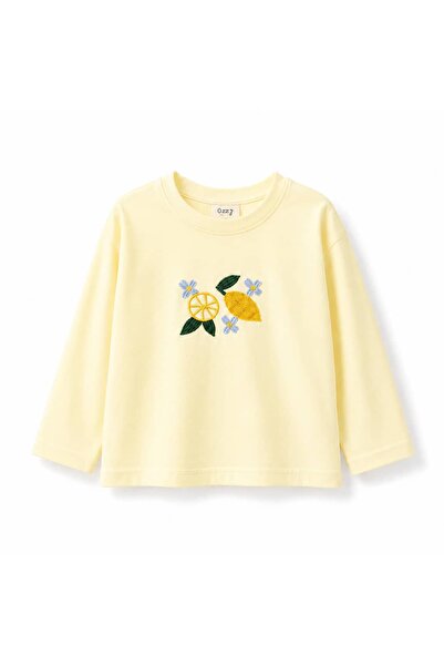 OZZY KİDS Girl's Lemon Long Sleeve T-Shirt