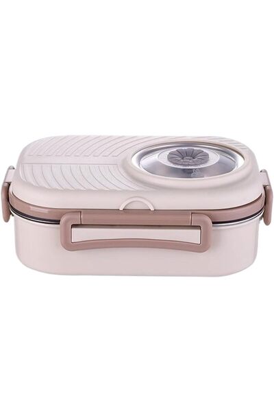 STARSTAR Stainless steel multi-layer insulated lunch box, microwave-safe, por...