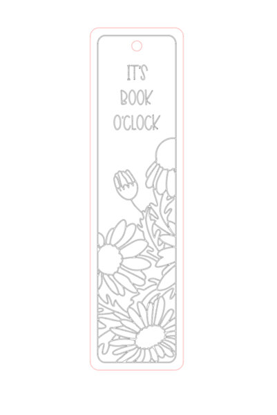 Gabcom Bookmark7 от естествено дърво, естествен цвят, 20 x 5 см, лесен за оцв...