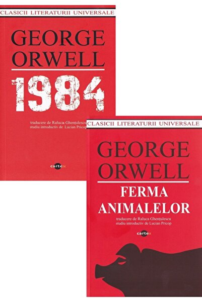 Cartex Pachet 2 carti: George Orwell. Ferma animalelor + 1984 - George Orwell
