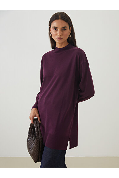 LC Waikiki Funnel Neck Women's Knitwear Tunic