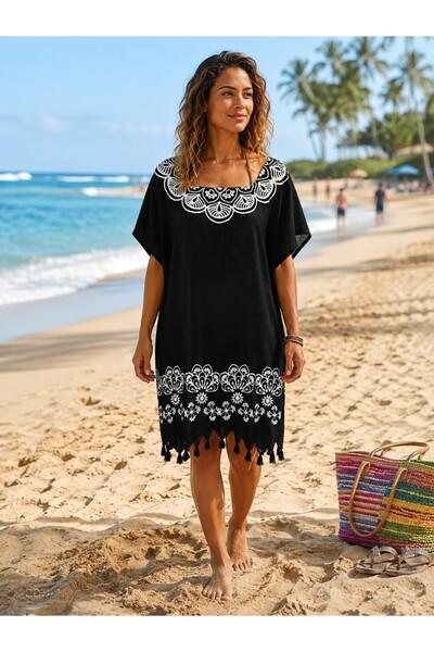 morche Wide Cut Plus Size Compatible Beach Dress