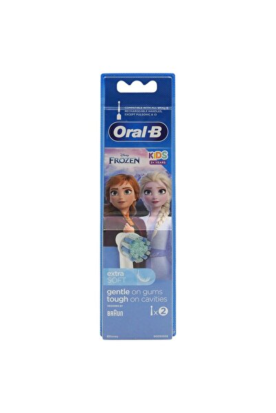 Coral Beauty Replacement, Oral B, Electric Toothbrush for Kids 2 pcs Frozen