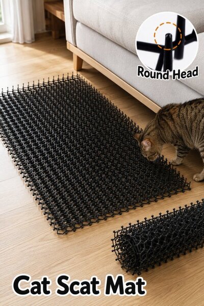 Generic 1 Pack Pp Cat Deterrent Mat Spikes Cat Repellent Barrier Indoor Outdo...