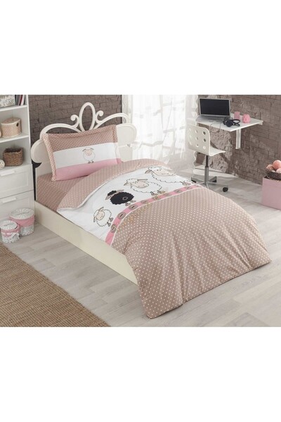 Turkish Home TEK KİŞİLİK NEVRESİM TAKIMI KUZU