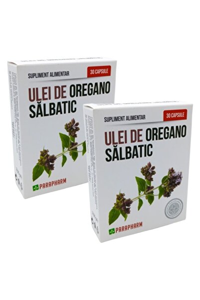 Parapharm Set Ulei Oregano Salbatic + Vitamina E, actiune intensa infectii, 2...