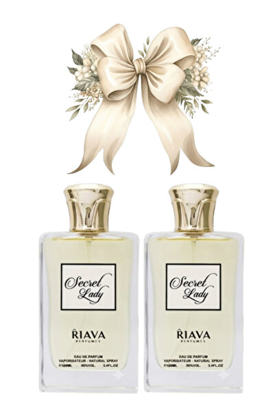 RIAVA PERFUMES قطعتان من عطر سيكريت ليدي 100 مل
