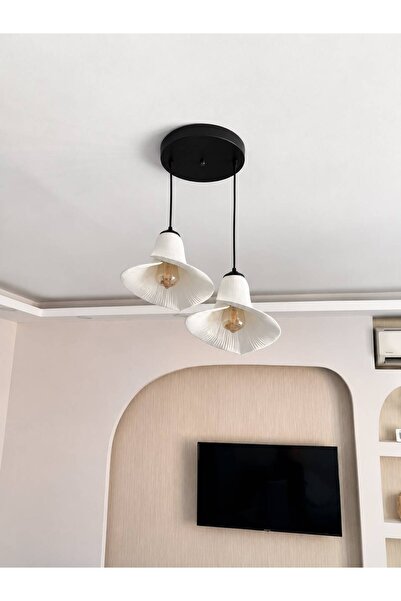 DREAM MODE Zambak 2'li Modern Avize | Salon, Mutfak, Antre ve Yemek Masası Sa...