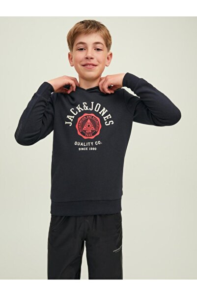 Jack & Jones Μπλούζα φούτερ "Perfectum" μαύρη