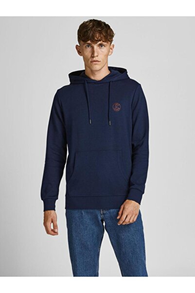 Jack & Jones Μπλούζα φούτερ "Hood" μπλε