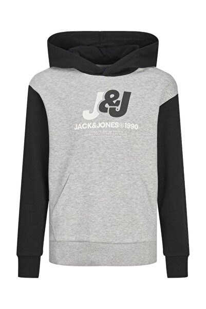 Jack & Jones Μπλούζα φούτερ ανδρική "Kylo" γκρι μελανζέ