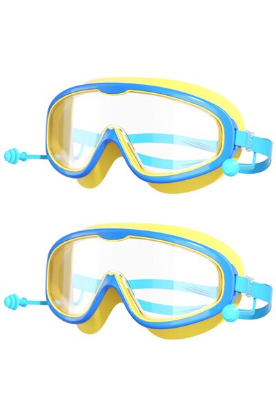 STARSTAR Two pairs of children's swimming goggles - Large frame children's sw...