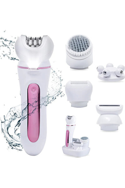 Morvena Picks Aparat de ras electric 5-în-1 pentru femei – Epilator multifunc...
