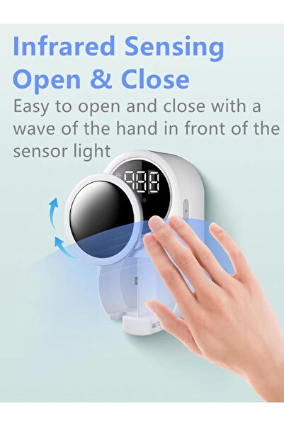 STARSTAR Toothbrush cleaner and holder, air purifier and dryer, LED smart dis...