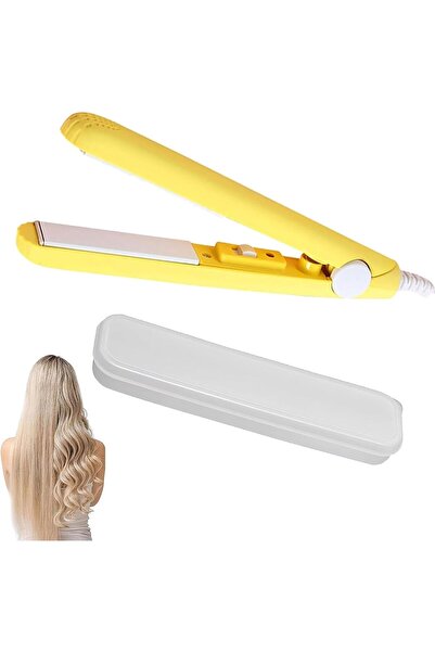 STARSTAR 2-in-1 Mini Ceramic Hair Straightener Suitable for All Hair Types (Y...