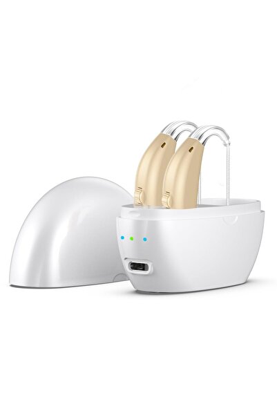 STARSTAR Rechargeable noise-canceling hearing aids for seniors with adjustabl...