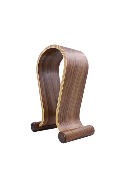 STARSTAR Wooden headphone stand, universal gaming and DJ headphone hook stand...