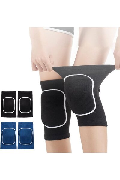 STARSTAR 2-Pair Thickened Anti-Collision Sponge Knee Pads for Volleyball, Soc...