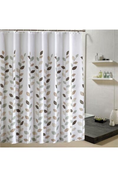 STARSTAR Shower curtain - Waterproof - 182x182 cm - 12 hooks - Rust resistant...