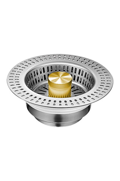 STARSTAR Stainless steel kitchen sink strainer, vegetable sink drain plug, di...