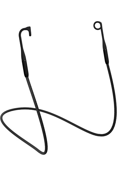 STARSTAR Loop earbud connector cable, magnetic tensile safety cord - black
