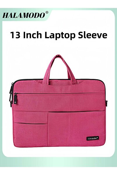 HALAMODO Laptop Sleeve Bag For Apple MacBook Pro/Air/Retina 13.3-Inch Pink