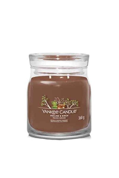 Yankee Candle Κερί Signature Πραλίνα & Σημύδα, Μεσαίο, 368 γρ.