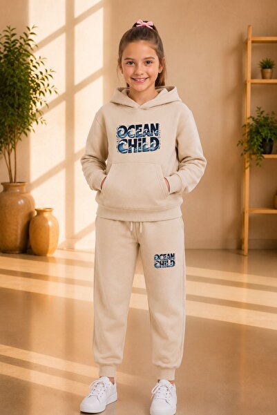 armicem Armikids New Season Printed Hooded Kangaroo Pocket Set