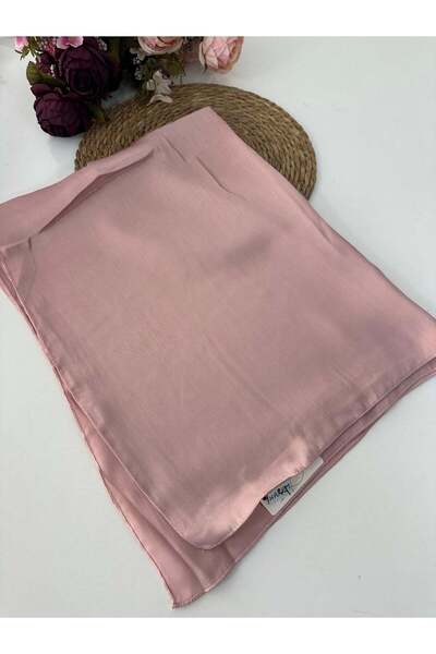 HAREM SCARF شال فستان سهرة من قماش الكوموساتين باللون الوردي الفاتح JSH0303