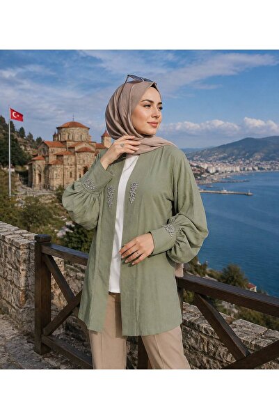 Lavanta Tekstil Set de lenjerie intimă kimono cu design modest