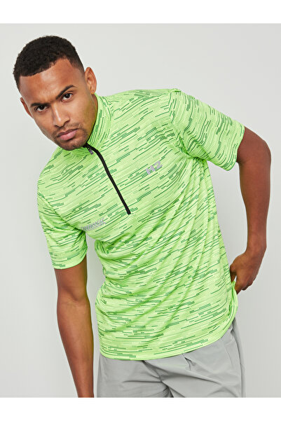 Styli 1/2 Zip Fitted Activewear T-shirt