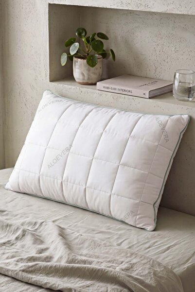 Rivaİstanbul Aloe Vera Quilted Zippered Pillow 50X70 cm