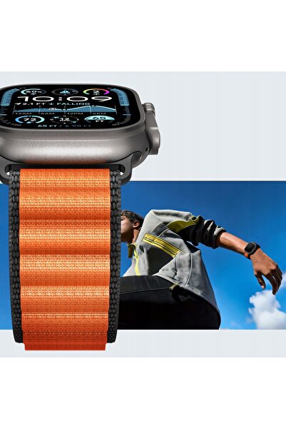 Spigen Curea pentru Apple Watch 44/45/46/49mm, WBF1, curea din nailon, rezist...