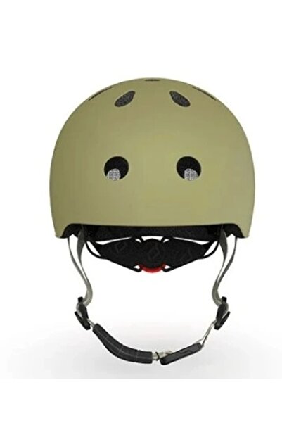 NO BRAND Casca SCOOT AND RIDE S-M OLIVE pentru copii, ajustare 50-55cm, cicli...