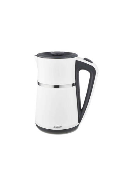 Maestro Fierbător electric MR-030 2200W 1,7L Carcasă dublă Alb