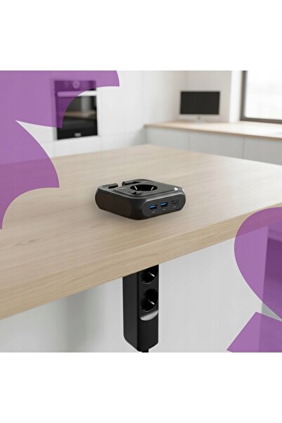 Spacetronik Prelungitor 4xAC 2xUSB 1xUSB-C SPS-PS02W