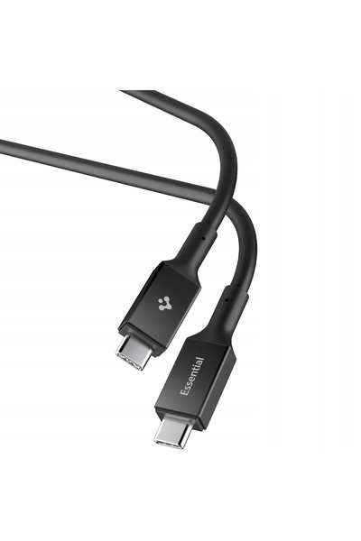 NO BRAND Cablu USB-C la USB-C, Spigen Essential EB10020CC, 100W, 5 Gb/s, PD, 2 m