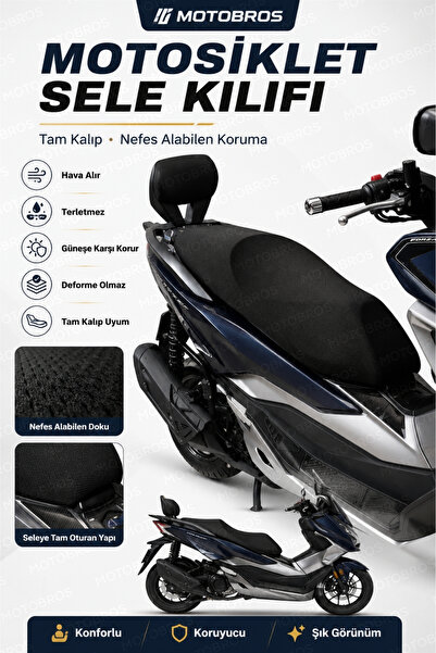 Motobros Motorcycle Airfit Saddle Cover Honda Pcx - Nmax - Activa - Tvs Jupit...