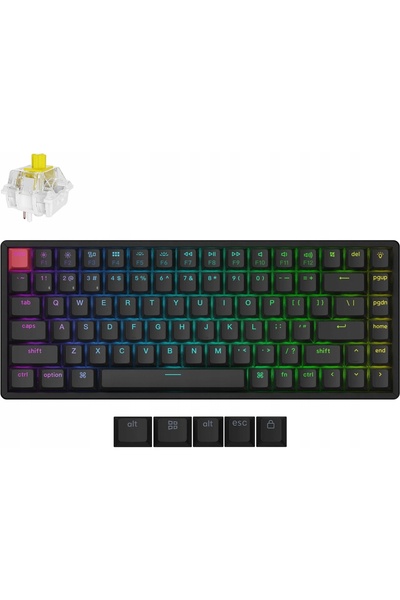 NO BRAND Tastatură mecanică wireless Keychron K2 QMK V3 Banana K2X-J4