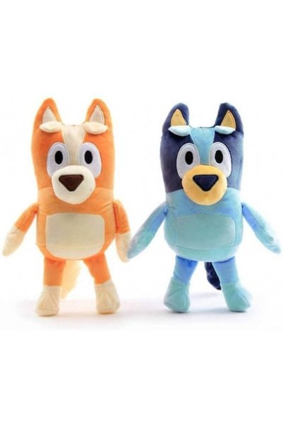 OEM Set de 2 mascote de plus Bluey si Bingo, 30 cm