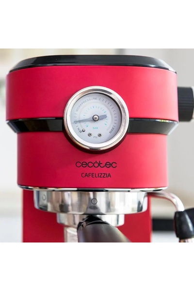 CECOTEC Cafelizzia Shiny 790 Pro 1350W Espressor sub presiune roșu