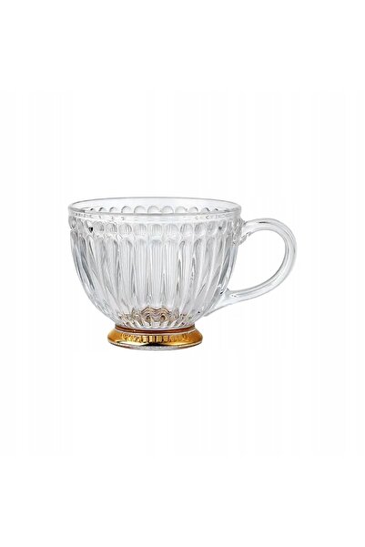 ALTOM DESIGN Pahare de sticlă cu picior auriu Lily 430 ml Set de 6 piese