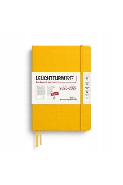 NO BRAND Agendă calendaristică A5 tigru academic 2026/2027 Leuchtturm1917