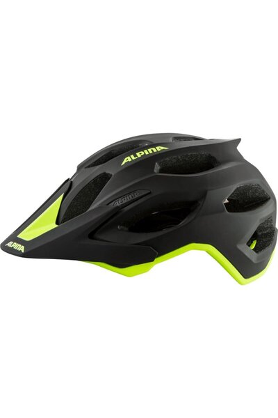 Alpina Cască de bicicletă Carapax 2.0 negru neon/galben mat 52-57 cm